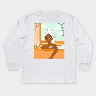 Self Care Kids Long Sleeve T-Shirt